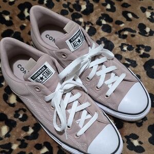 Converse neutral with nice support. Worn twice but too narrow for my big feet!